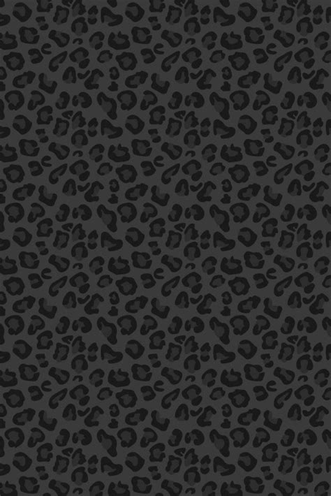 black and grey leopard print